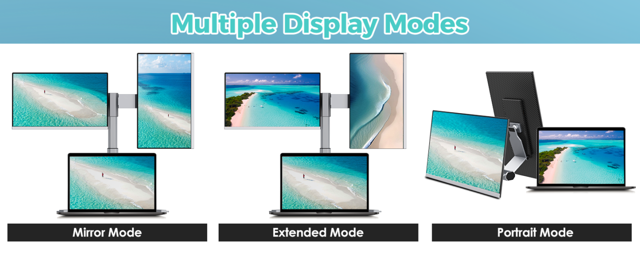 Ultra-thin FHD portable monitor