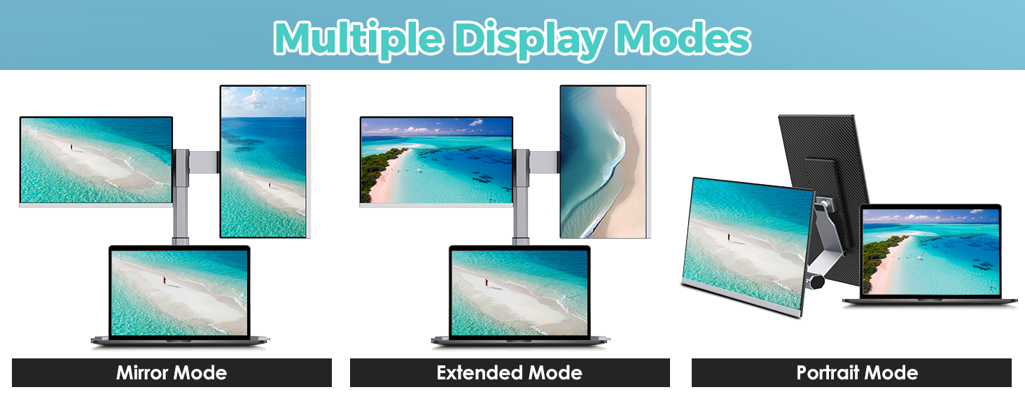 Ultra-thin FHD portable monitor