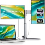 15.6" FHD Portable Monitor with 360°Rotation Detachable Screen Triple Monitor Extender Plug,Laptop Monitor Extender,Laptop Screen Extender