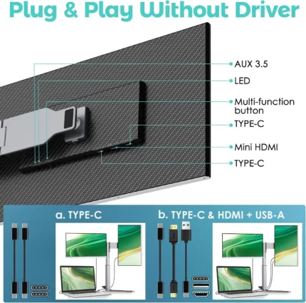 Laptop Monitor Extender Laptop Screen Extender