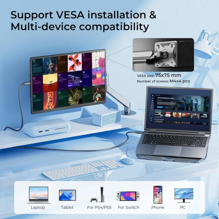 triple-connected screen